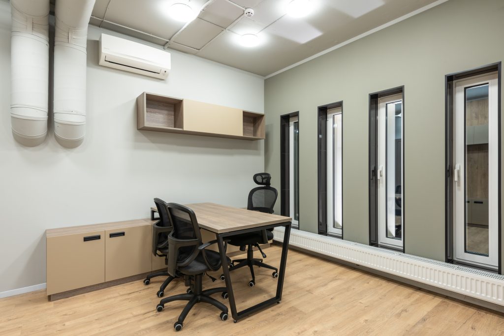 Modern office interior — illustrative stock photo